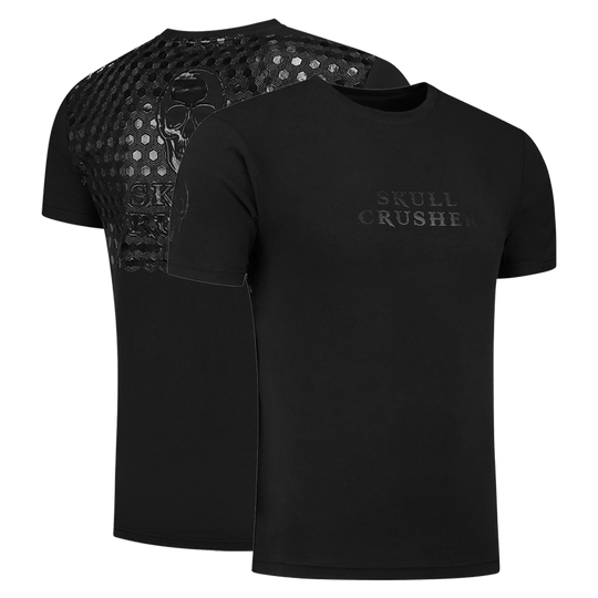 Skull Crusher® - Powergrip shirt Zwart - Bar grip - Squat Shirt